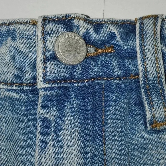 Blank NYC "The Barrow" Distressed Acid Wash Vintage High Rise Denim Short NWT - Picture 7 of 12